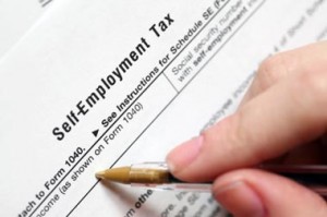 Self-employment tax form/iStockPhoto