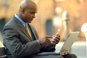 Increasingly, news will have to be produced for cell phones rather than just computer screens.<br>© John Prescott, iStockphoto